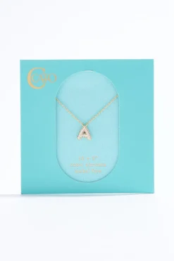 A Initial Bubble Necklace