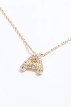 A Initial Bubble Necklace