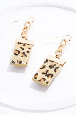 Animal Faux Fur Chain Necklace Set