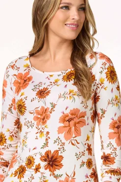 Autumn Floral Top