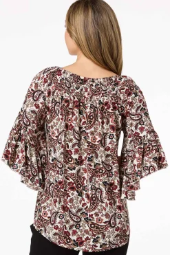 Autumn Paisley Top