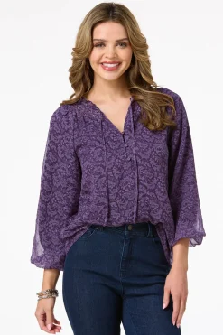 Balloon Sleeve Poet Top