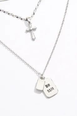 Be Still Short Layered Necklace