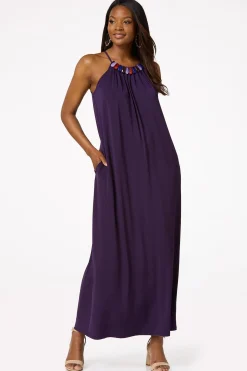 Beaded Maxi Dress
