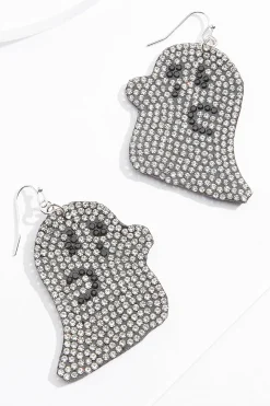 Bedazzled Ghost Earrings