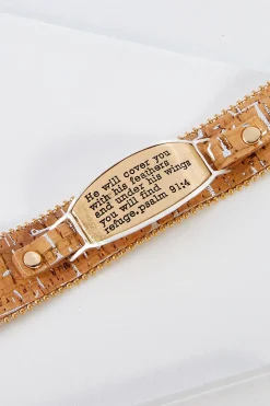 Bible Verse Snap Bracelet