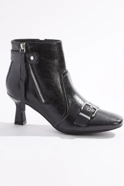Biker Dressy Heel Booties