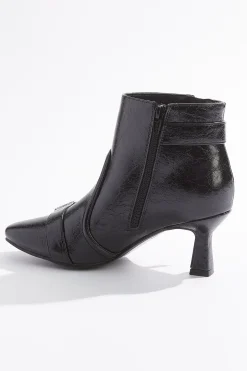 Biker Dressy Heel Booties