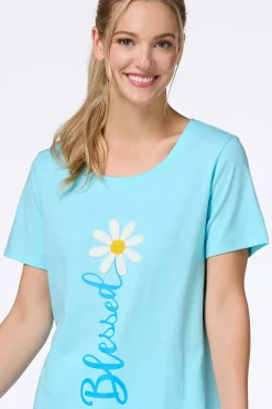 Blessed Chenille Daisy Tee