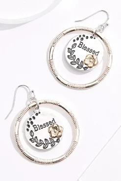 Blessed Circle Earrings