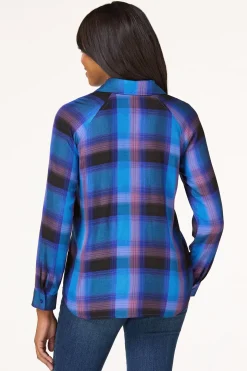 Blue Plaid Shirt