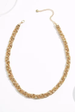 Braided Chain Short Necklace
