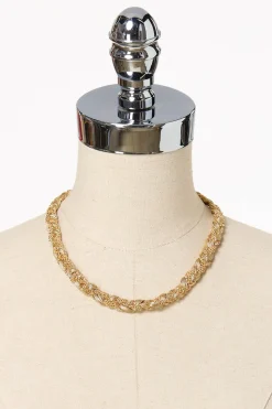 Braided Chain Short Necklace