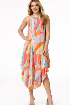 Braided Ruffled Hem Jumpsuit