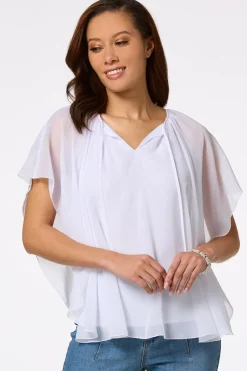 Bright White Capelet
