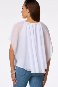 Bright White Capelet
