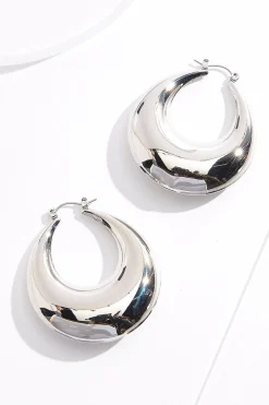 Bubble Cutout Hoop Earrings