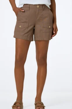Cargo Linen Shorts