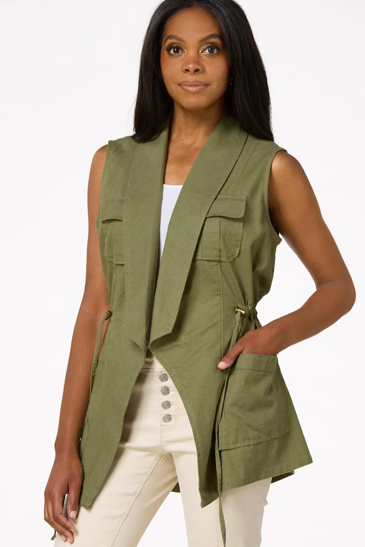 Cargo Twill Vest