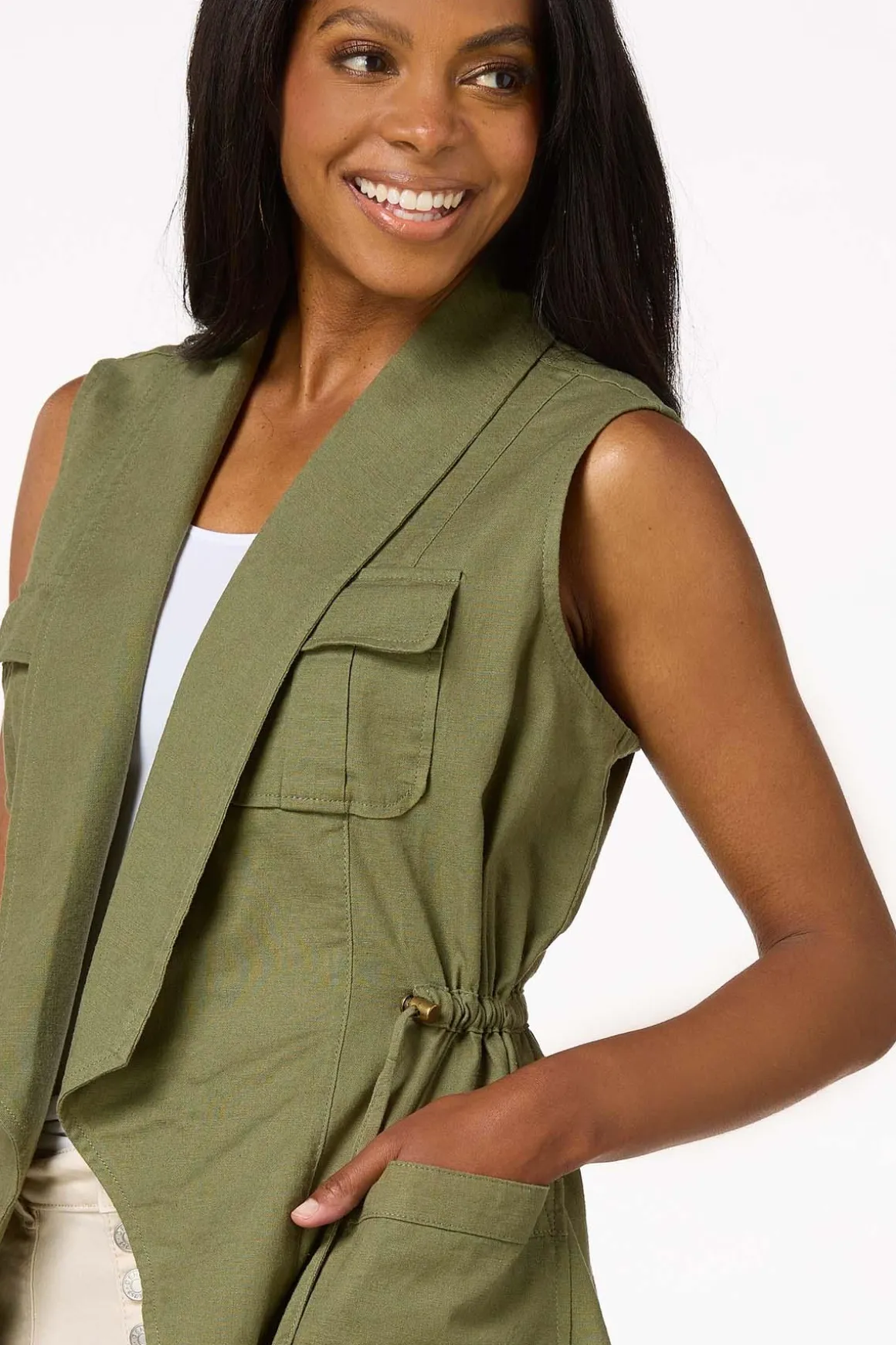 Cargo Twill Vest
