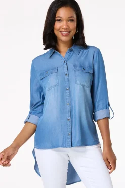 Chambray Button Down Shirt
