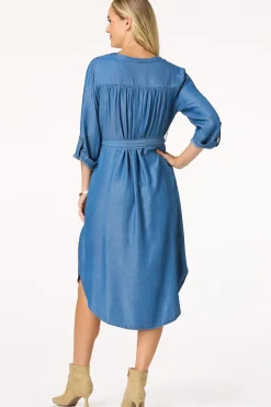 Chambray Shirt Dress