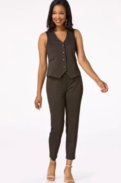 Chevron Ankle Pants