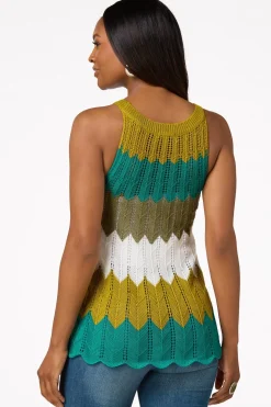 Chevron Halter Sweater