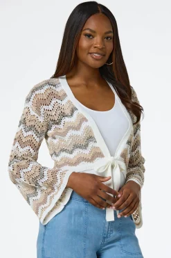 Chevron Sweater Cardigan