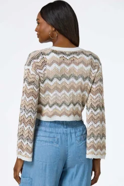Chevron Sweater Cardigan