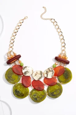 Chunky Lucite Layered Necklace