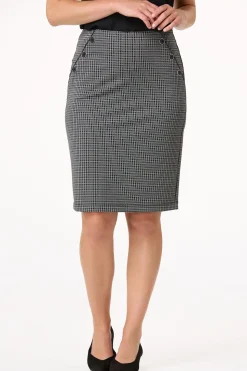 Classic Check Pencil Skirt