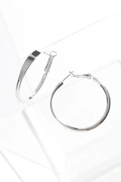 Classic Silver Hoop Earrings