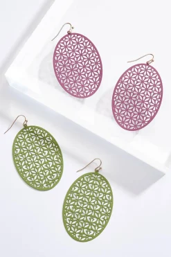 Color Filigree Earrings