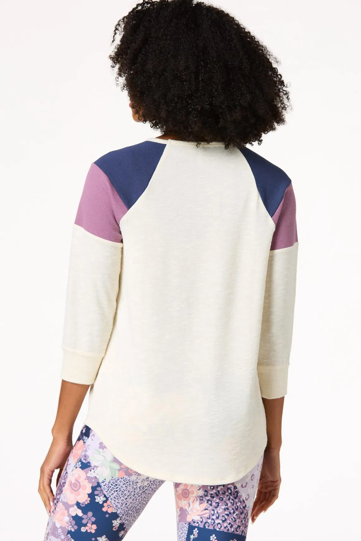 Colorblock Hacci Tunic