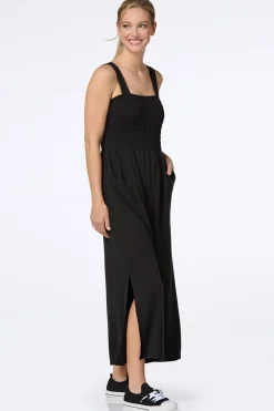Cozy Smocked Jumpsuit