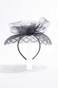 Criss Cross Pearl Bow Fascinator