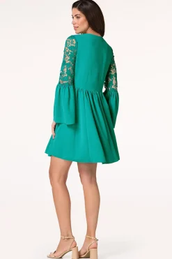 Crochet Bell Sleeve Dress