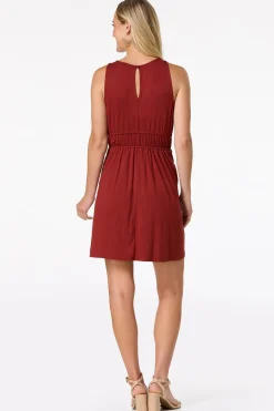 Crochet Cinched Waist Dress