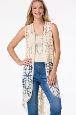 Crochet Duster Vest