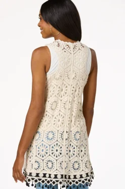 Crochet Medallion Vest