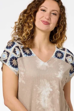 Crochet Tie Dye Top
