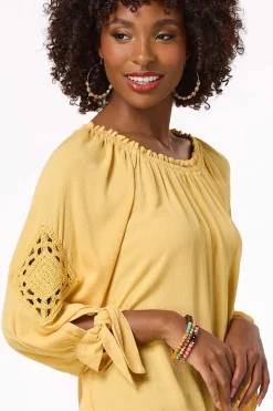 Crochet Tie Sleeve Top
