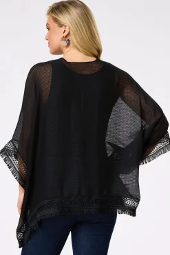 Crochet Trim Kimono