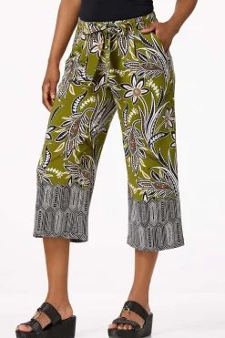 Cropped Floral Adventure Pants
