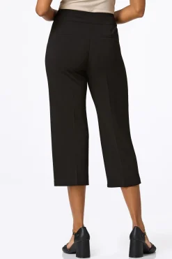 Cropped Silver Button Pants