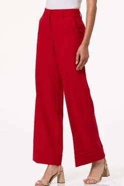 Cuffed Wide Leg Pants