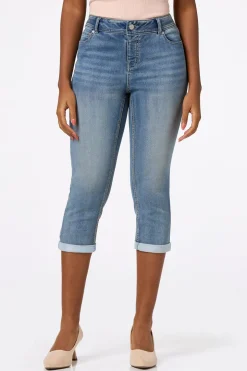 Curvy Skinny Cropped Jeans