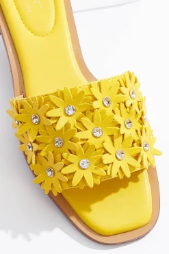 3d Flower Slide Sandals