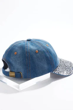 Denim Bling Baseball Hat